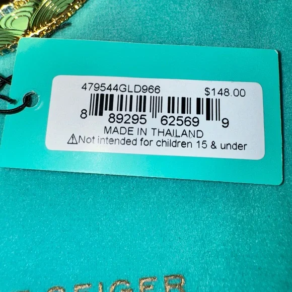 Kurt Geiger London Gold Tone Signature Southbank Pave Bangle Bracelet 7” inner - Picture 6 of 7